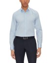 CALVIN KLEIN CAMICIA UOMO POPLIN 2TONES PRINT, C1S