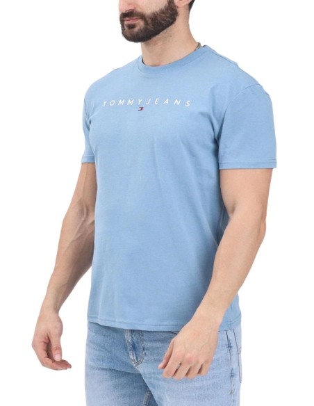 TOMMY JEANS T-SHIRT UOMO REG LINEAR LOGO, DY6