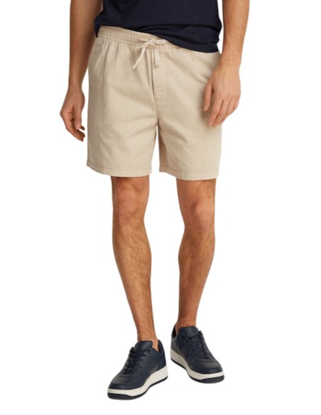 TOMMY JEANS SHORTS UOMO TWILL LOOSE BEAC, ACG
