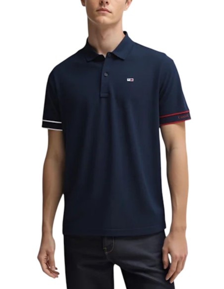 TOMMY JEANS POLO M.C. SLIM FLAG CUFF P, C1G