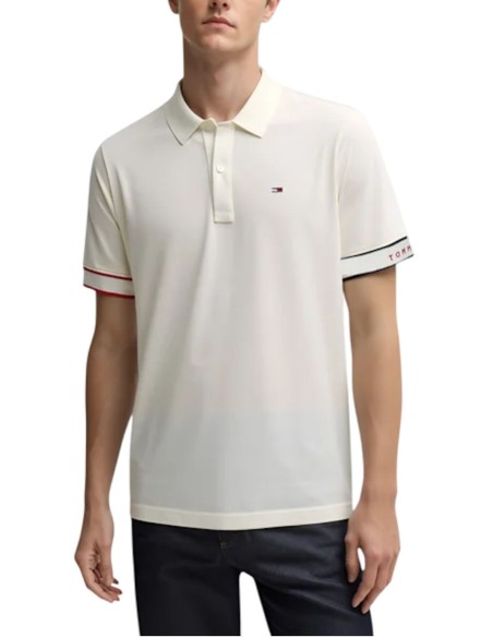 TOMMY JEANS  POLO UOMO  SLIM FLAG CUFF P, YBL