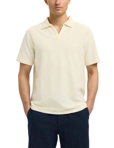 SELECTED UOMO BLAKE SPLITNECK SS POLO