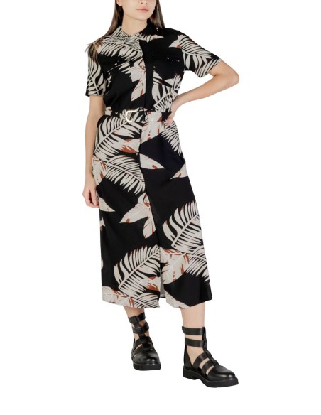 VERO MODA DONNA EASY JOY GOLD 7/8 SHIRT DRESS WVN 