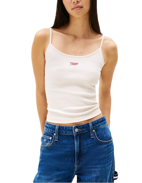 TOMMY JEANS CANOTTA DONNA TJW SCRIPT STRAPPY T, YB