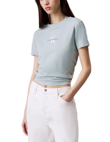 CALVIN KLEIN JEANS T-SHIRT DONNA MONOLOGO BABY TEE