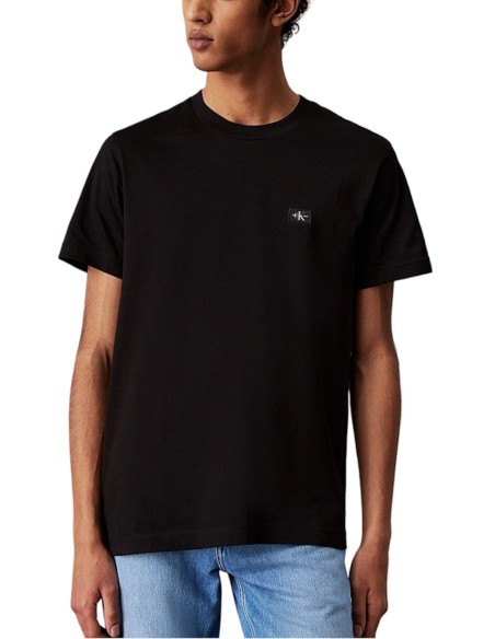 CALVIN KLEIN JEANS T-SHIRT UOMO WOVEN LABEL REGULA