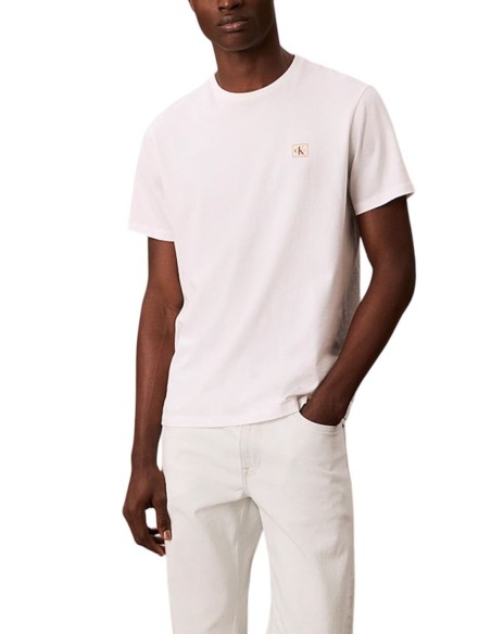 CALVIN KLEIN JEANS T-SHIRT UOMO WOVEN LABEL REGULA