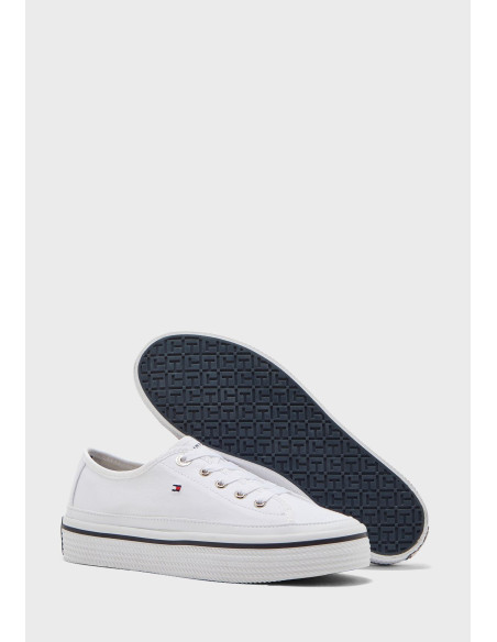 logo flatform trainers tommy hilfiger