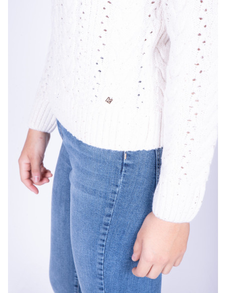 Camisa blanca de mujer Mal Zelig Kocca