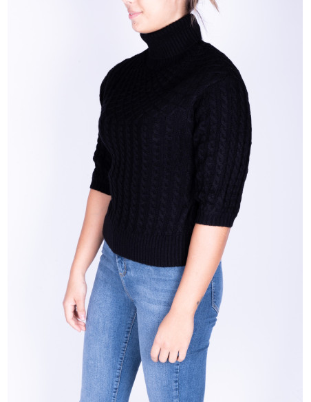 Maglia corta donna Jacquard Tre Relish
