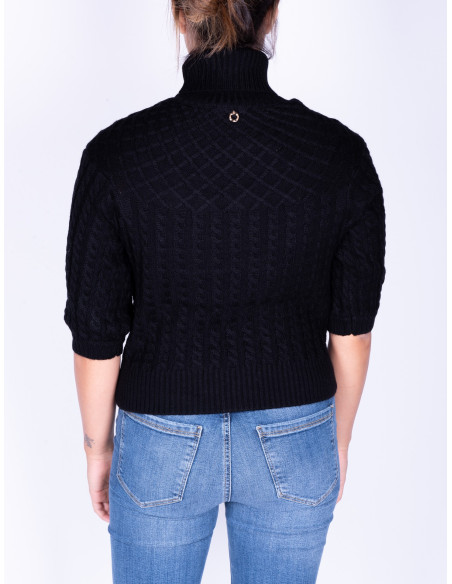 Maglia corta donna Jacquard Tre Relish