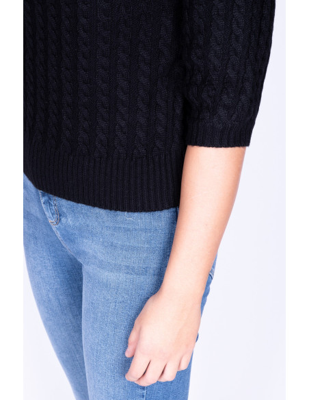 Maglia corta donna Jacquard Tre Relish