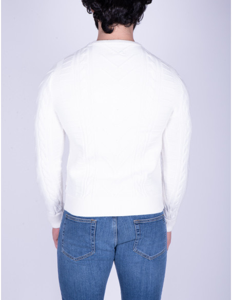Cable Liam Crew Guess man sweater