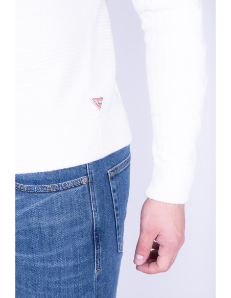 Cable Liam Crew Guess man sweater