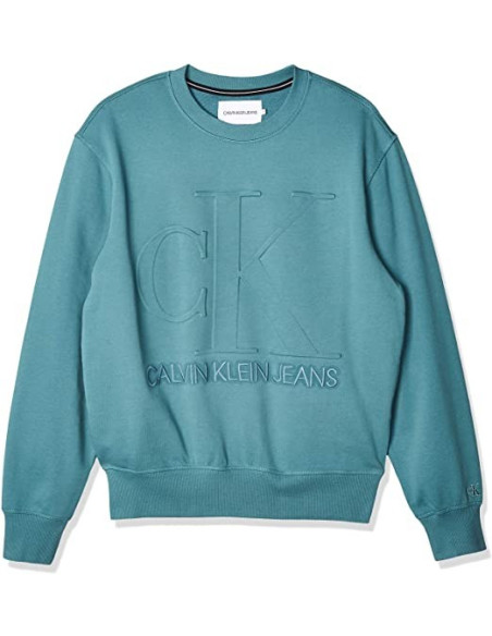 FELPA EMBOSSED FASHION CRE, L8R CALVIN KLEIN JEANS