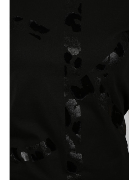 T-shirt régular femme Calvin Klein noir