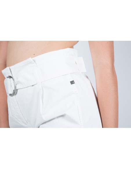 Pantaloncini vita alta donna Calvin Klein bianchi