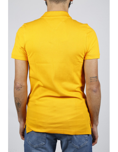 Polo gialla uomo Tommy Jeans con logo