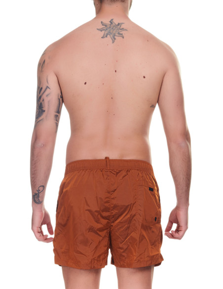 Costume short uomo Effek arancione shantung