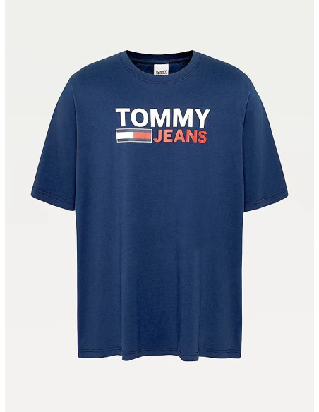 Blaues Herren T-Shirt Tjm plus Tomy Jeans