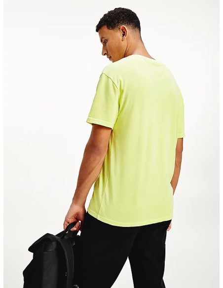 T-shirt lime green man Tjm tonal Tommy Jeans