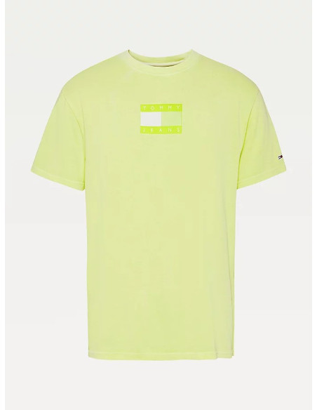 T-shirt lime green man Tjm tonal Tommy Jeans
