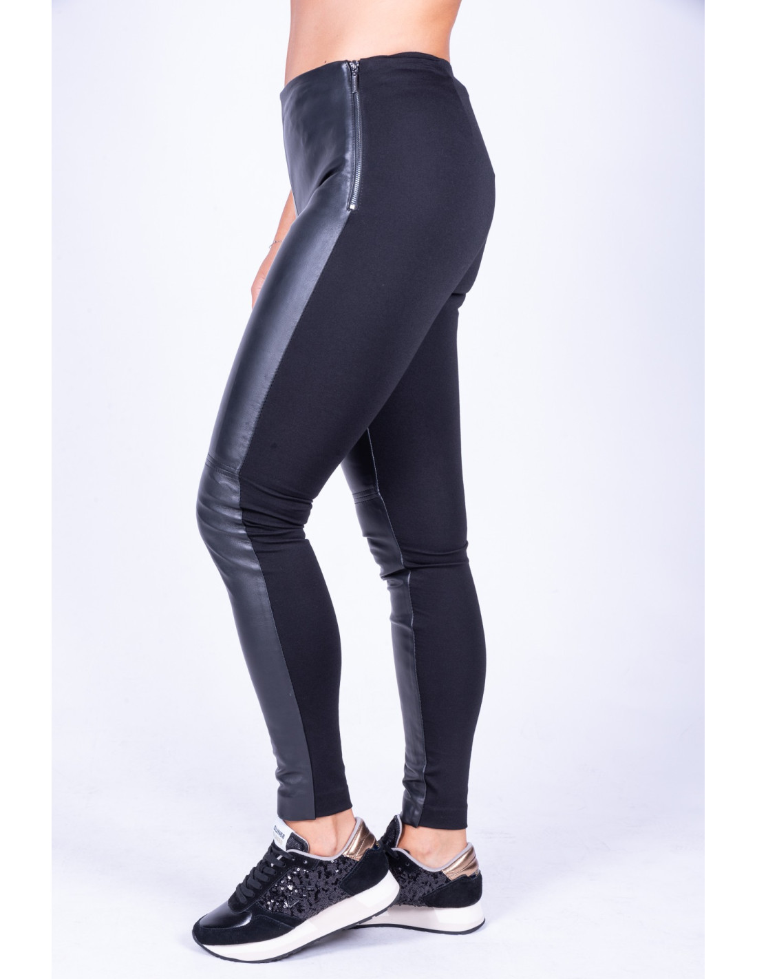 Guess Pants Comfortable - Black Jane Ponte Legging Womens