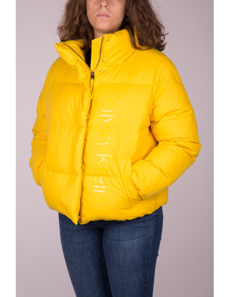 Recycled Nylon Calvin Klein women's yellow jacket Taglia XS Color Yellow