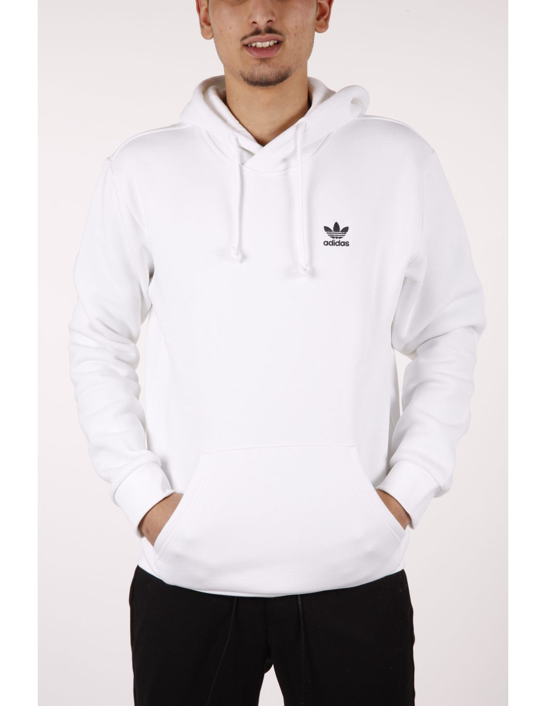 Sweat homme Adidas Essential Hoody blanc Taglia S Couleur Blanc