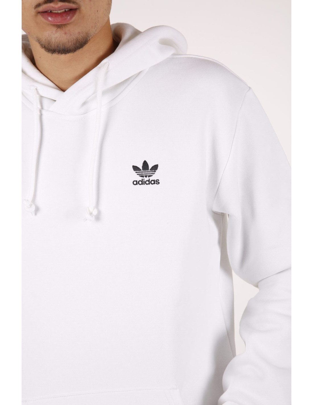 Sweat homme Adidas Essential Hoody blanc Taglia S Couleur Blanc