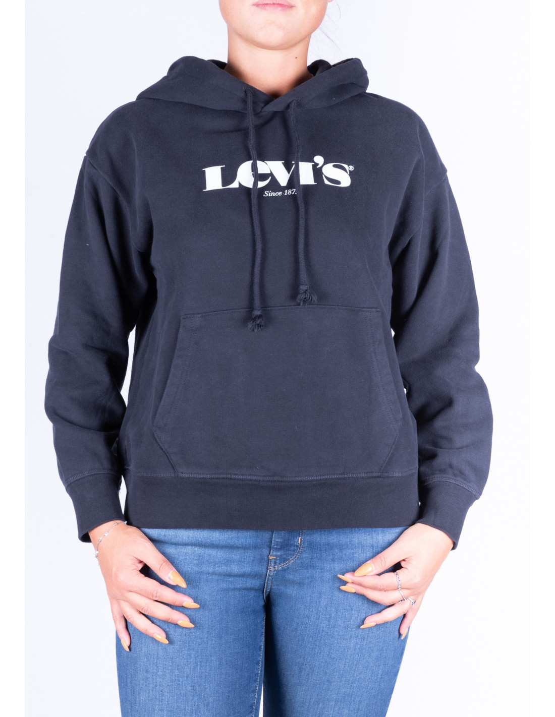 felpa levis nera