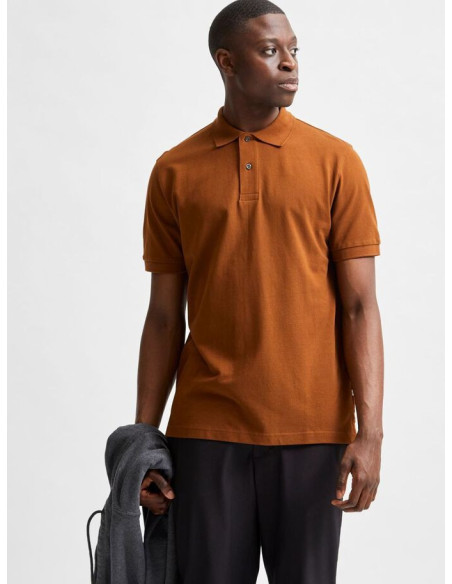 Polo piquè uomo Slhneo Selected