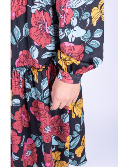 Robe multicolore femme Barite Kocca
