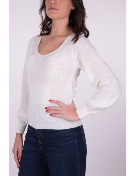 Pullover bianco donna Vmsayla Vero Moda