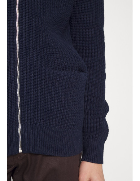 SLHJORDY LS KNIT ZIP CARDIGAN W