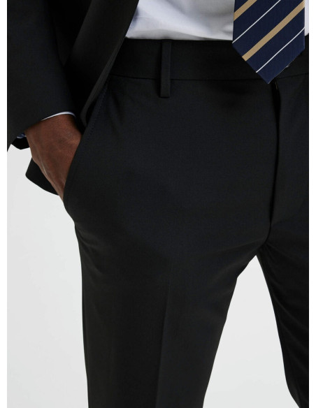 SELECTED PANTALONI UOMO,SLHSLIM-JOSH BLACK TRS ADV
