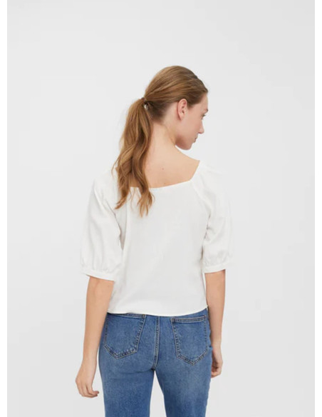 VERO MODA TOP DONNA,VMJESMILO 2/4 TOP WVN  GA
