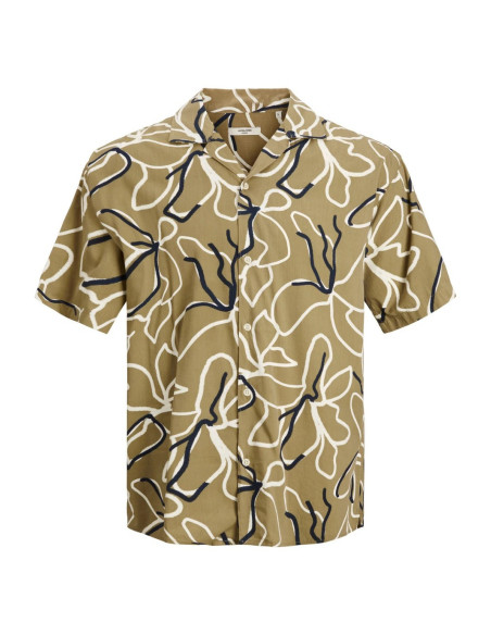 JACK & JONES UOMO JPRBLATROPIC RESORT SHIRT S/S RE
