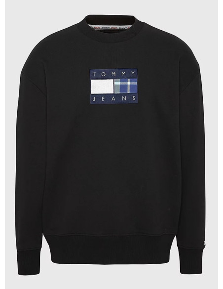 Felpa Uomo Reg Tartan Tommy Jeans