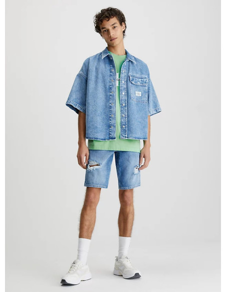 CALVIN KLEIN JEANS BERMUDA UOMO,REGULAR SHORT