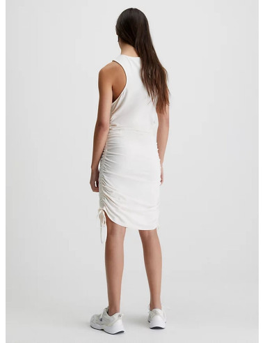 CALVIN KLEIN JEANS,SIDE GATHERINGS DRES