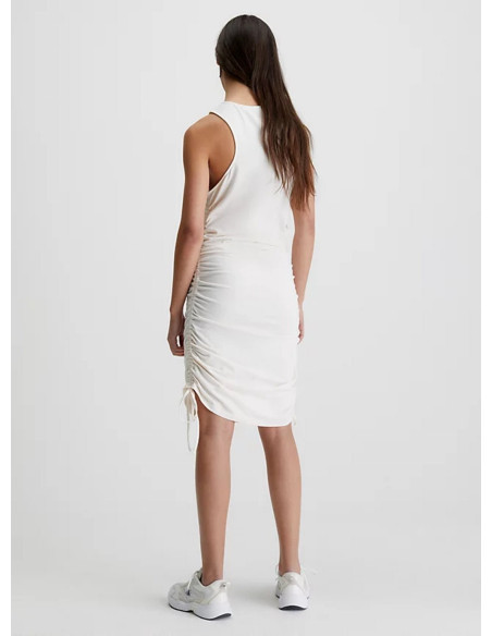 CALVIN KLEIN JEANS,SIDE GATHERINGS DRES