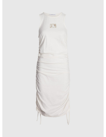 CALVIN KLEIN JEANS,SIDE GATHERINGS DRES